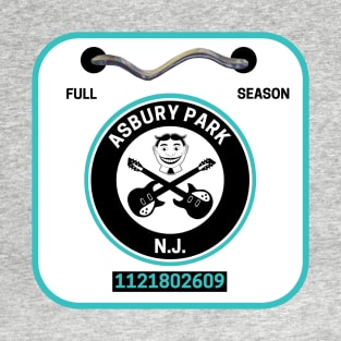 Asbury Park New Jersey Beach Badge T-Shirt